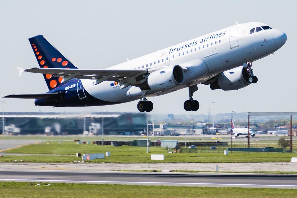 Strike hit: Brussels Airlines has cancelled almost all its flights