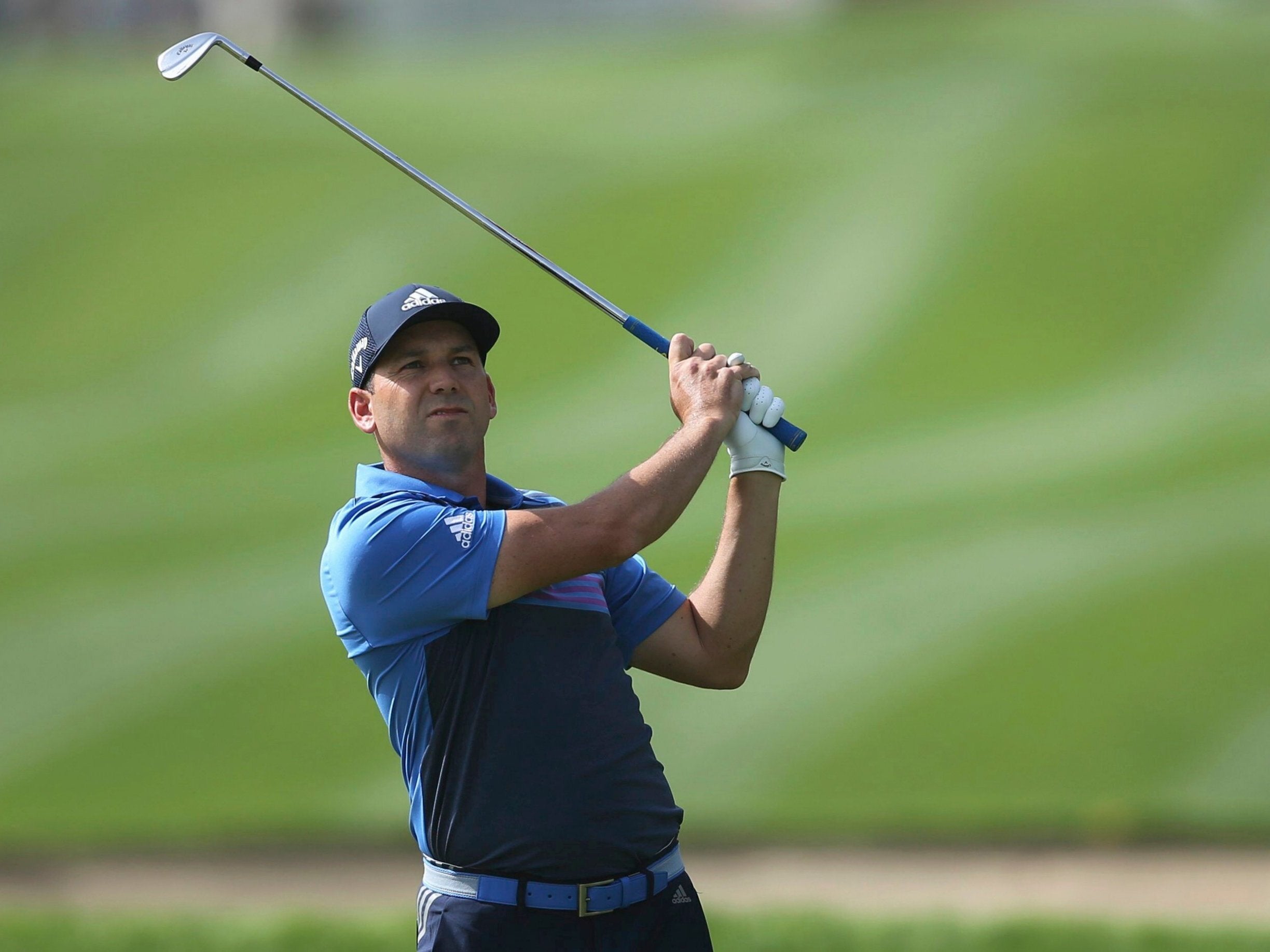 Sergio Garcia has apologised for his behaviour in damaging greens at the Saudi International