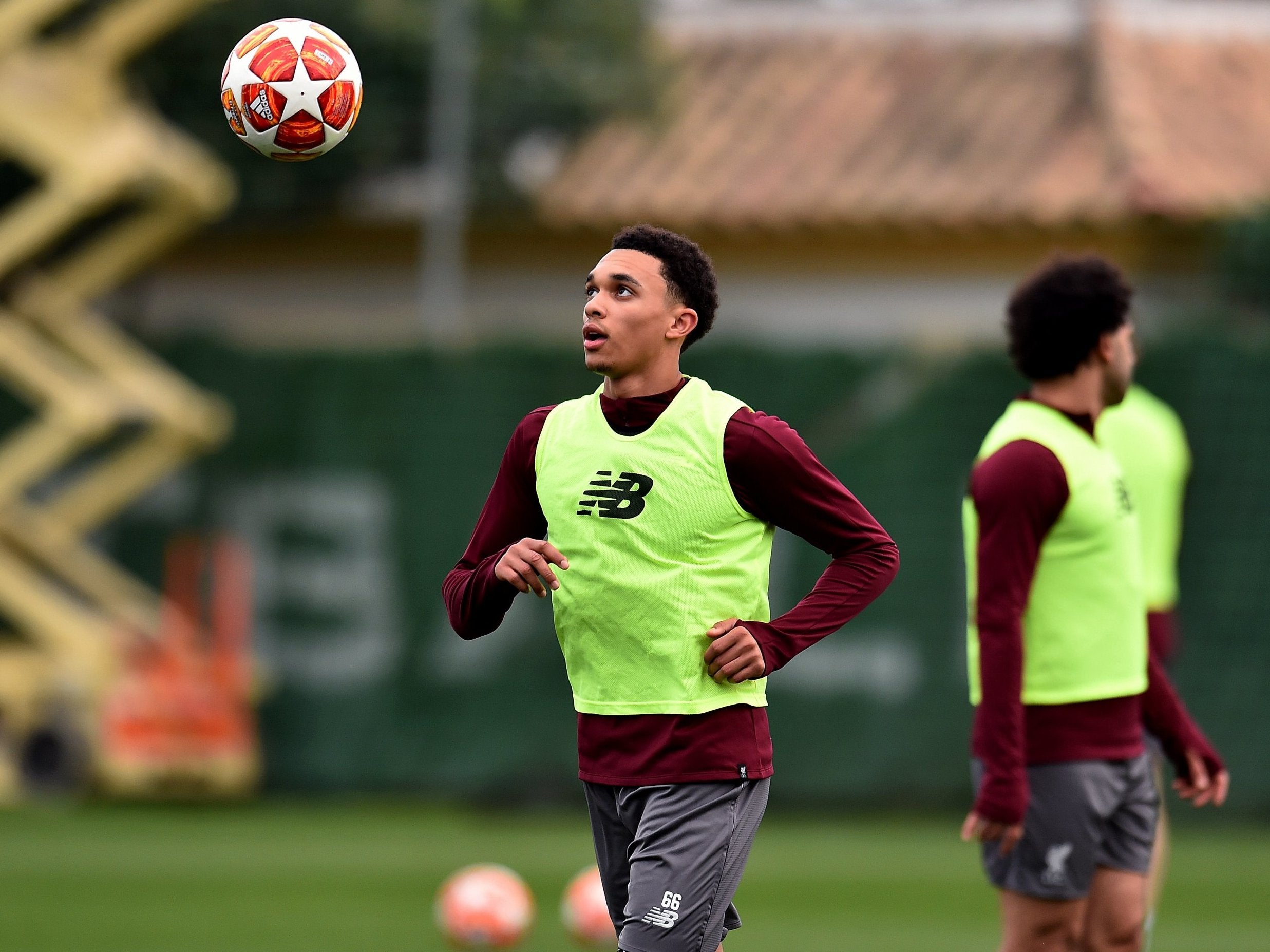 The Liverpool defender is back in training