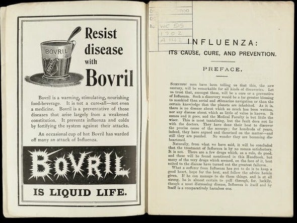 An advert for Bovril, 1902