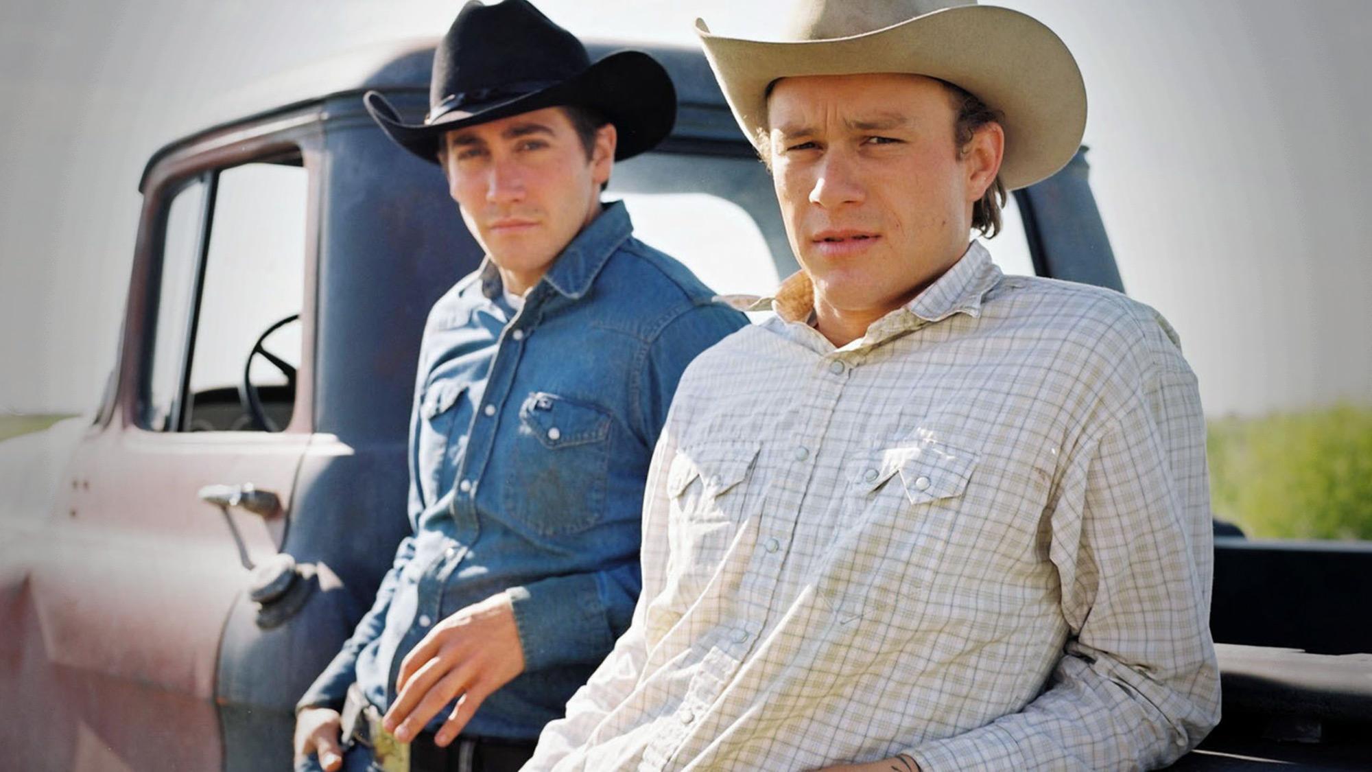 Jake Gyllenhaal and Heath Ledger in ‘Brokeback Mountain’
