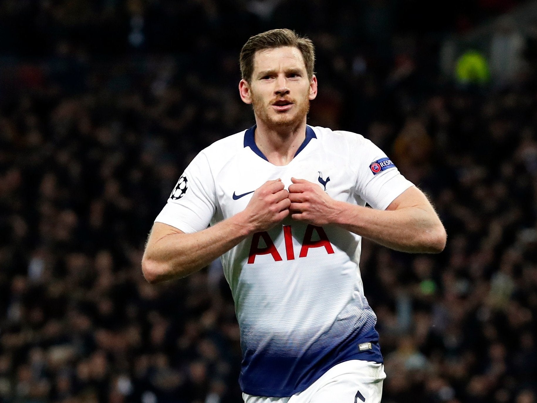 Jan Vertonghen set up Spurs' first and scored their second