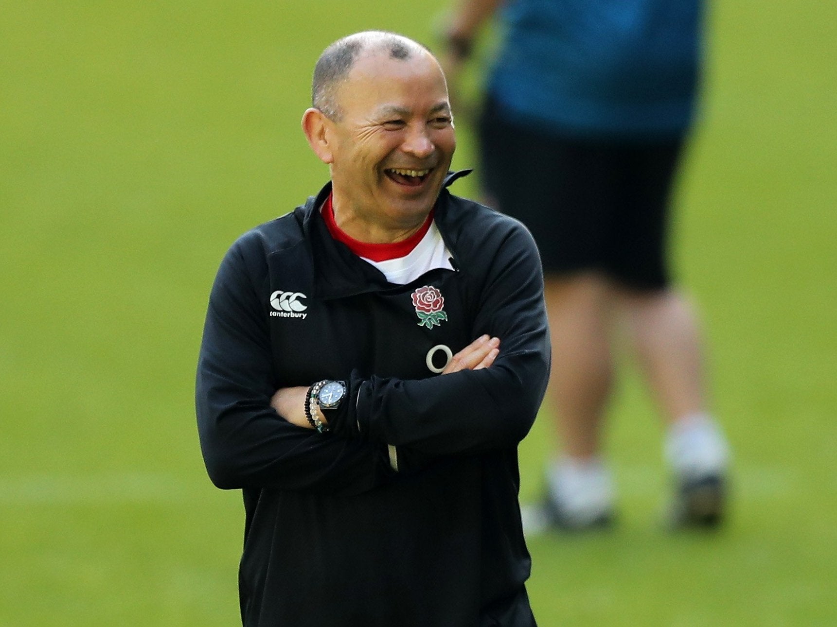 Eddie Jones watched all 25 of his England squad train on Friday