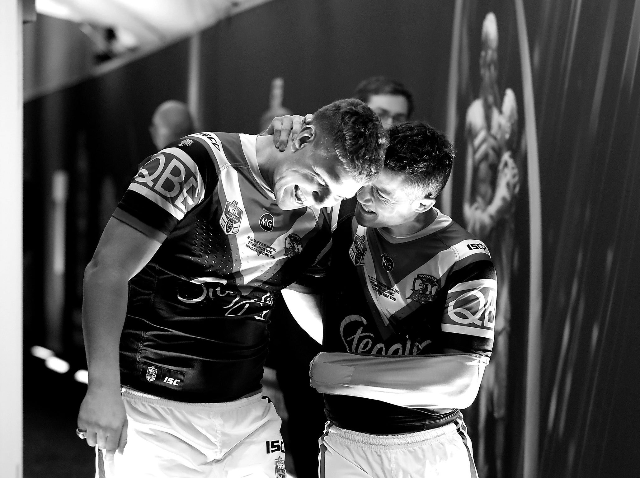 Cooper celebrating victory in the 2018 NRL Grand Final