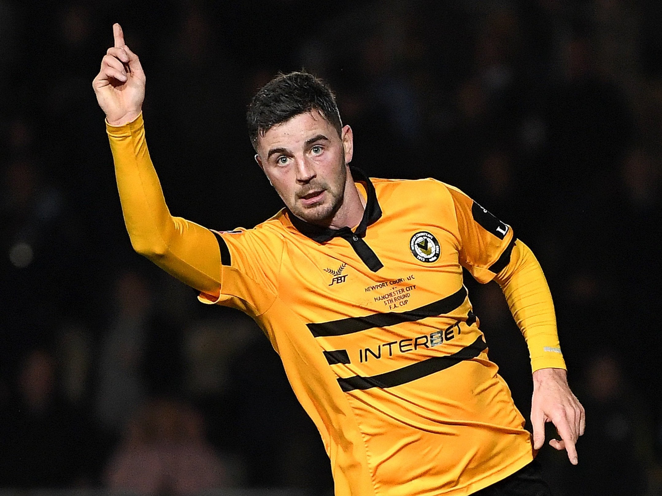 Padraig Amond gave Newport a goal to remember the match by