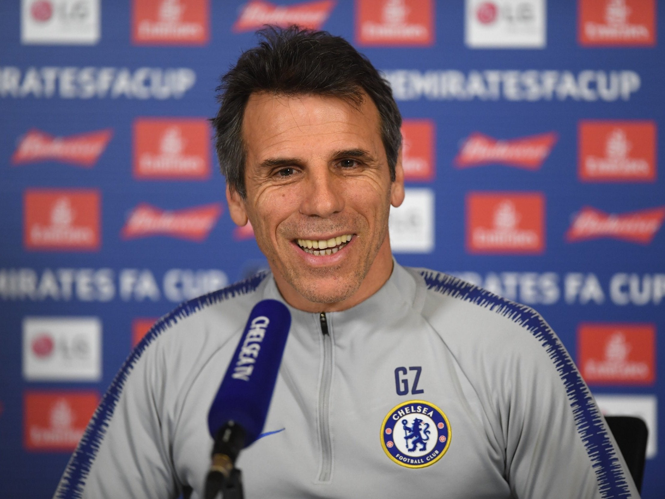 Zola is set to leave Chelsea this weekend