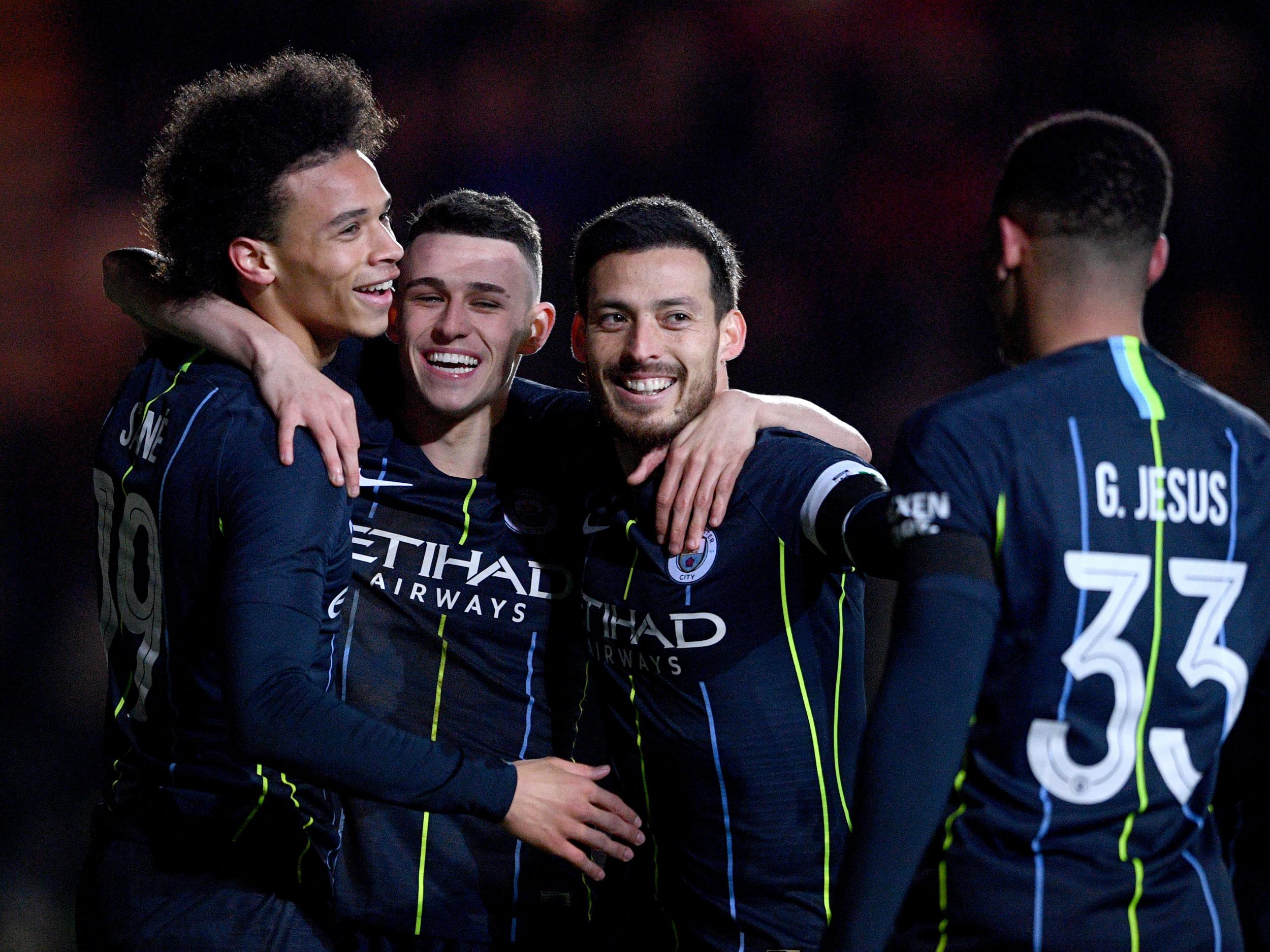 Foden scored twice as Manchester City ended Newport's FA Cup run