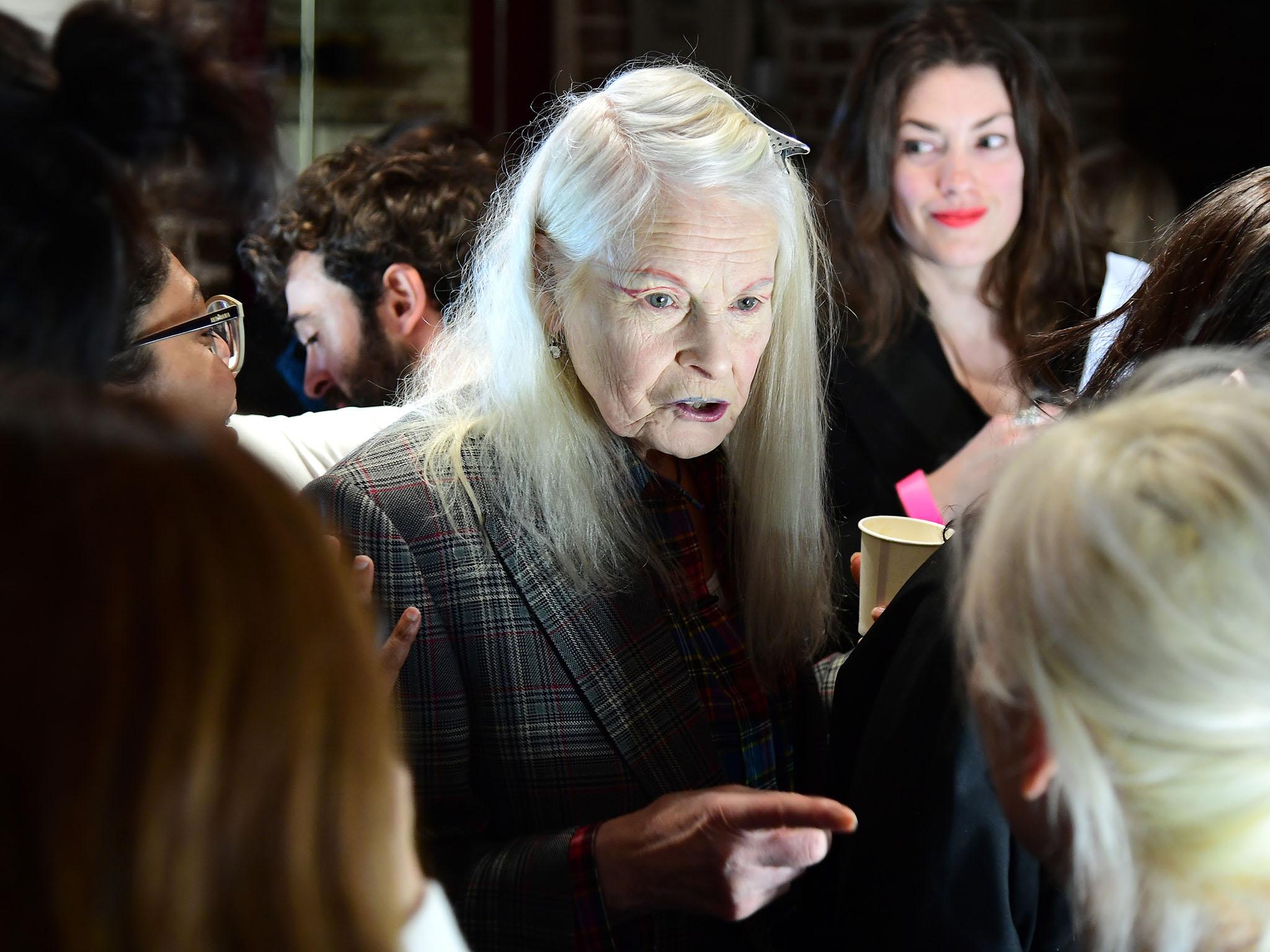 Vivienne Westwood staged a political protest for autumn/winter 2019