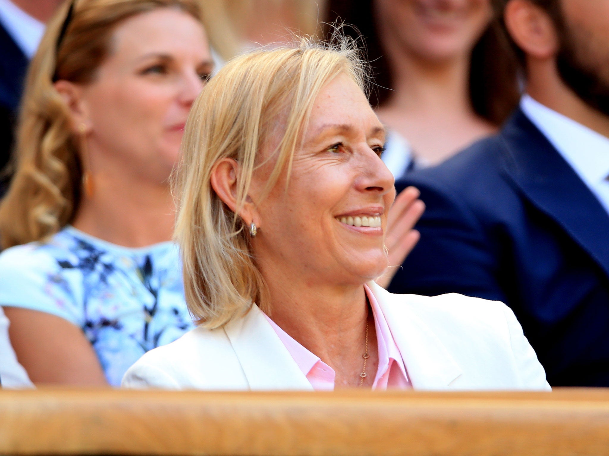 Martina Navratilova, who has criticised transgender women who compete in women's sports