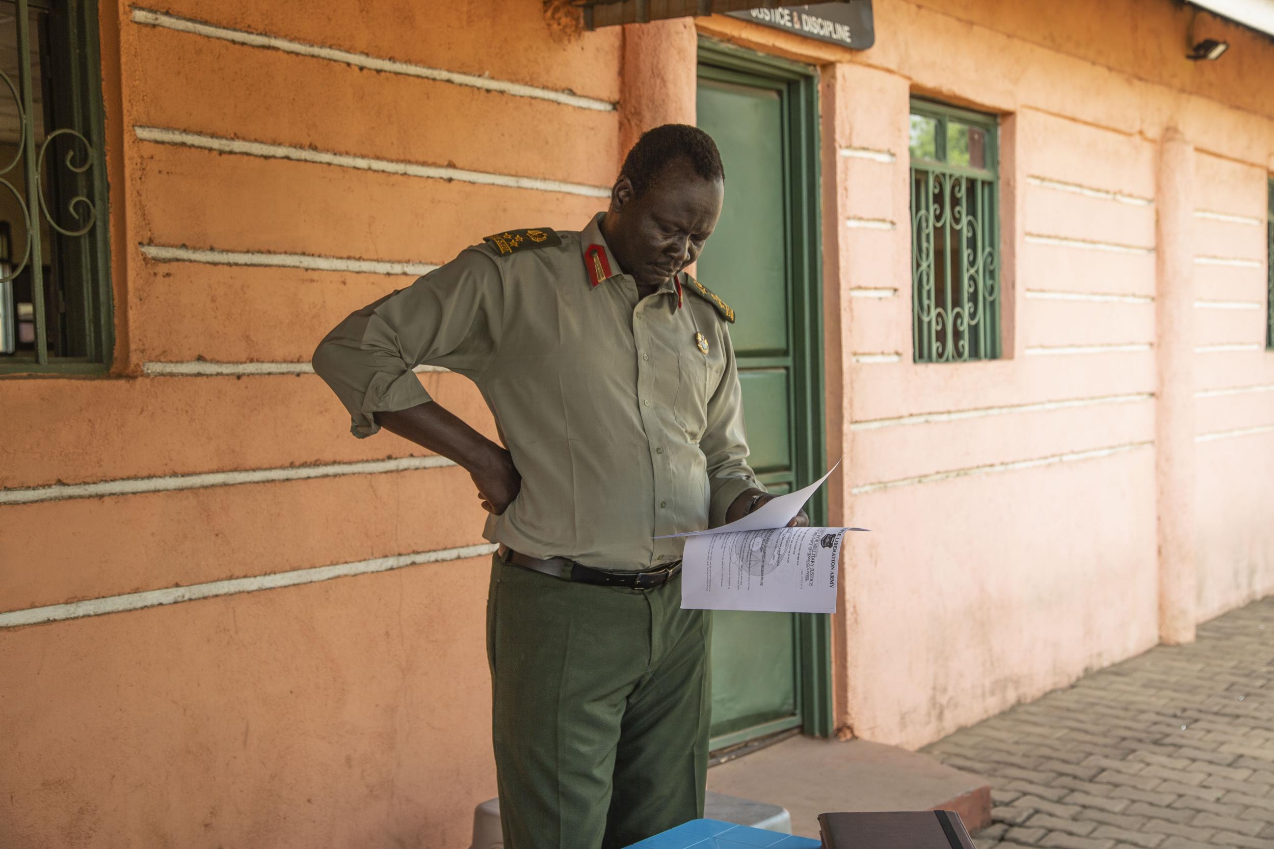 Brigadier General Santo Dominic Chol claims there are no child soldiers among their ranks