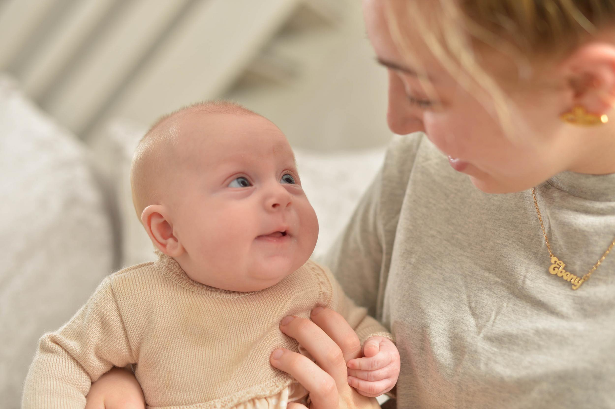 ‘Miracle’ baby Elodie was born a healthy 7lbs 10oz suggesting she was carried for a full pregnancy without her mother noticing