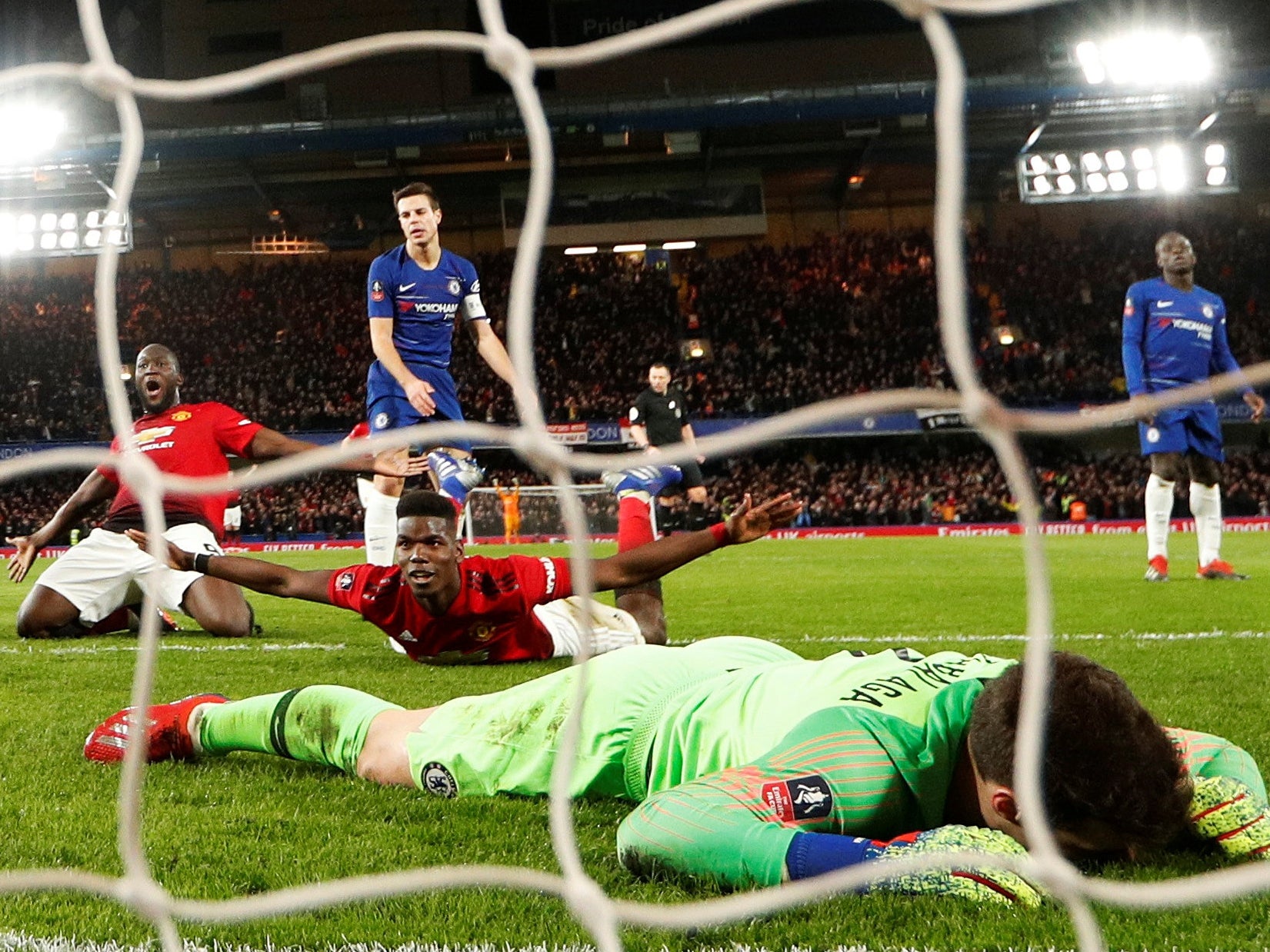 Pogba scored and assisted at Stamford Bridge