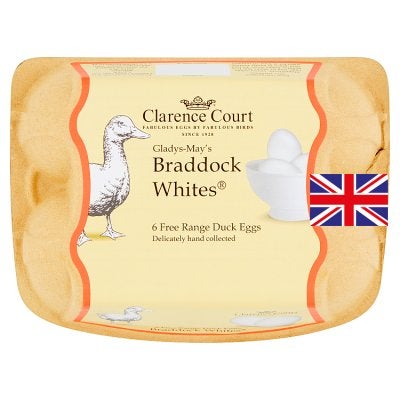 Clarence Court Braddock Whites British free range duck eggs