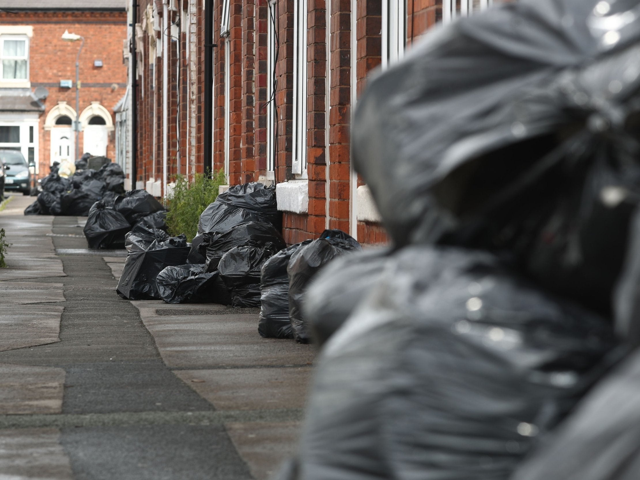 The 2017 bin strike lasted for three months and saw the city swamped with uncollected refuse