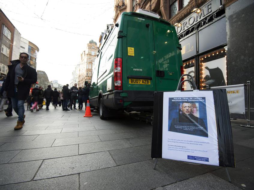 A 2019 facial recognition trial in London’s West End where The Independent found people were unaware they were being scanned