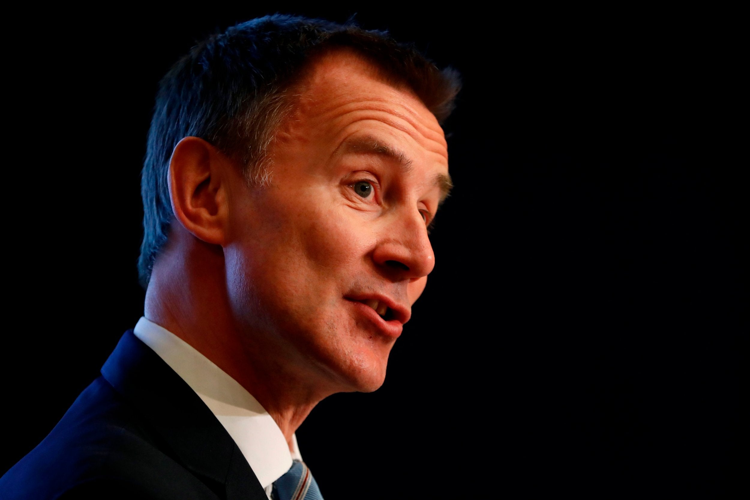 Jeremy Hunt speaking at the Konrad-Adenauer foundation in Berlin