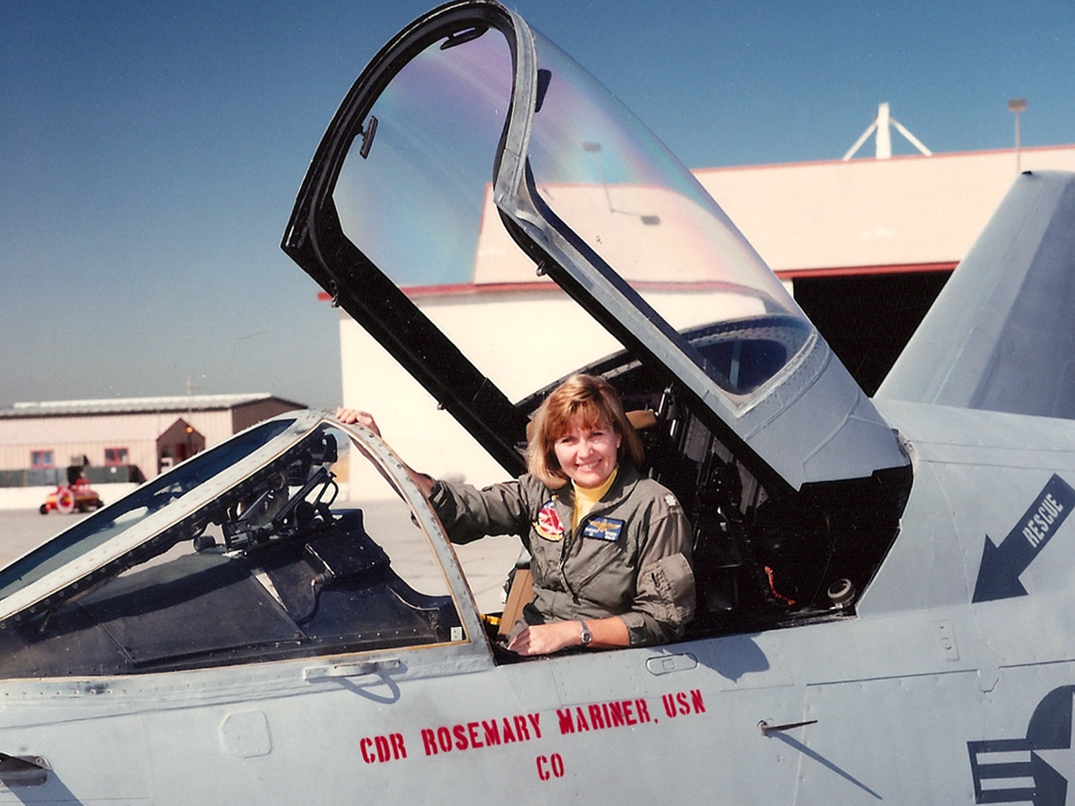 Captain Mariner in the 1990s when she was commanding a squadron of 300