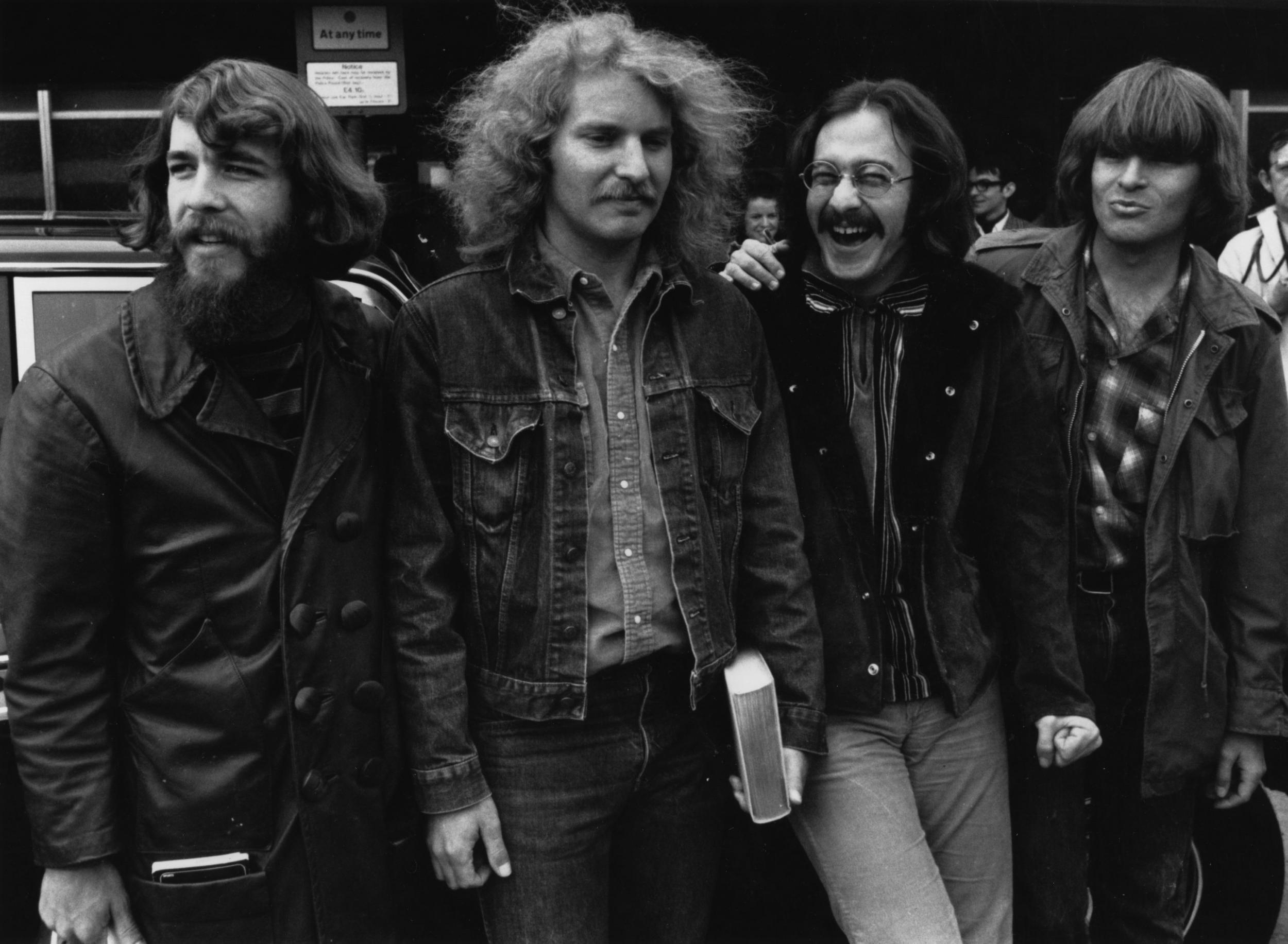 American country rock group Creedence Clearwater Revival in April 1970