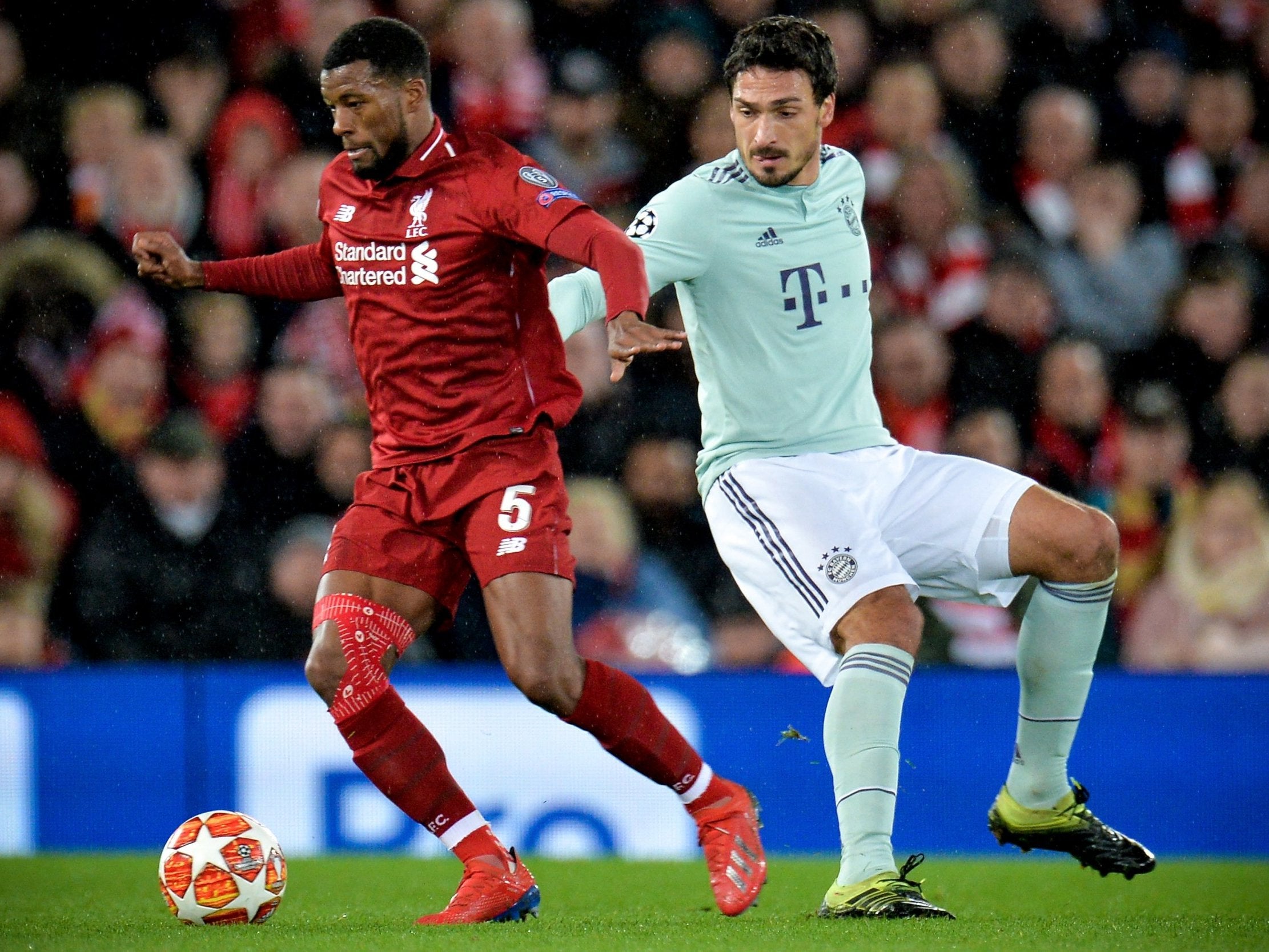 Liverpool couldn't find a way past Bayern's defence