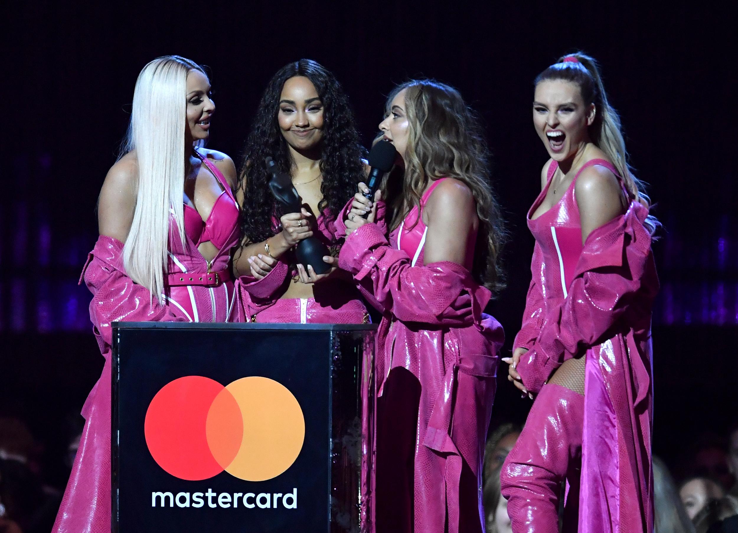 Little Mix at the Brits 2019