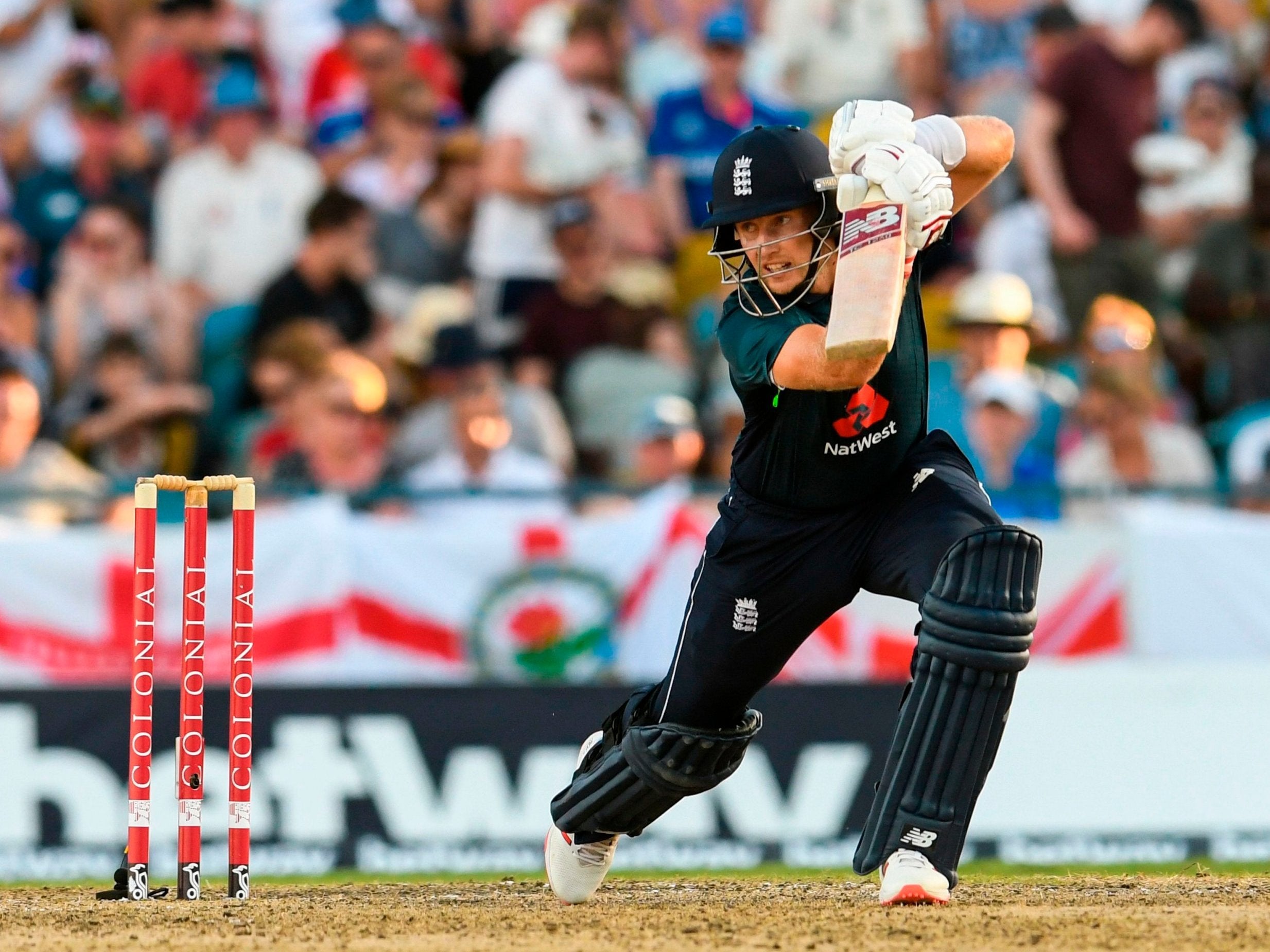 Joe Root in action for England