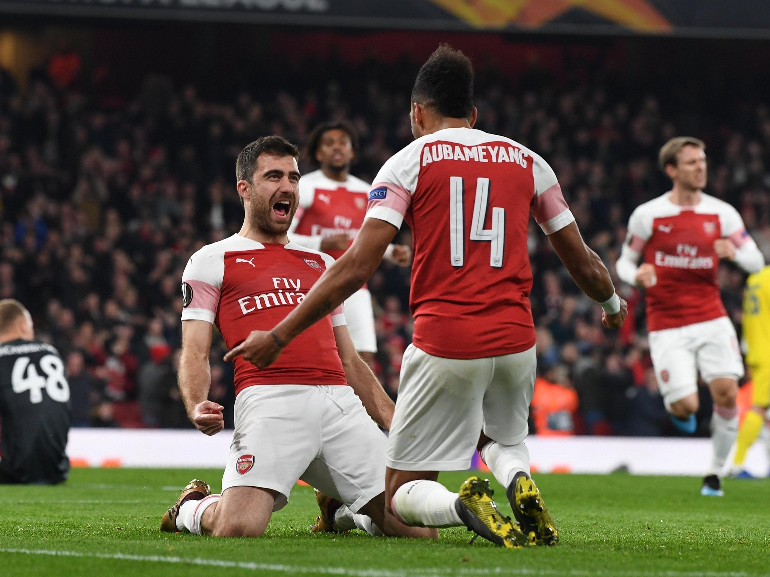 Arsenal cruised past BATE (Arsenal FC via Getty)