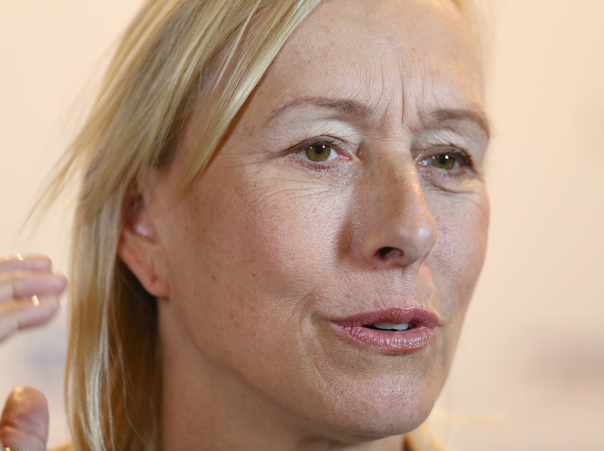 Martina Navratilova has backed him to return