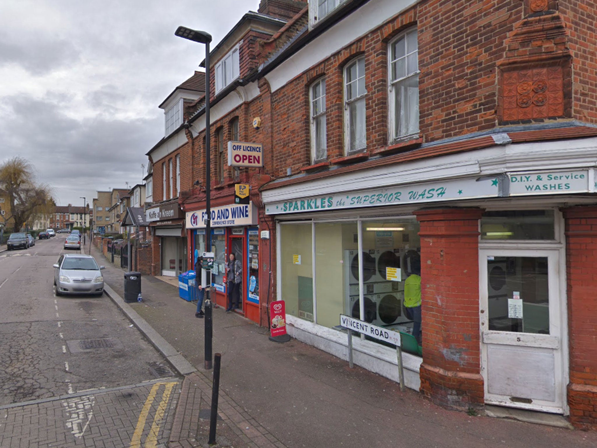 The fight broke out in Vincent Road, Wood Green, on 22 February