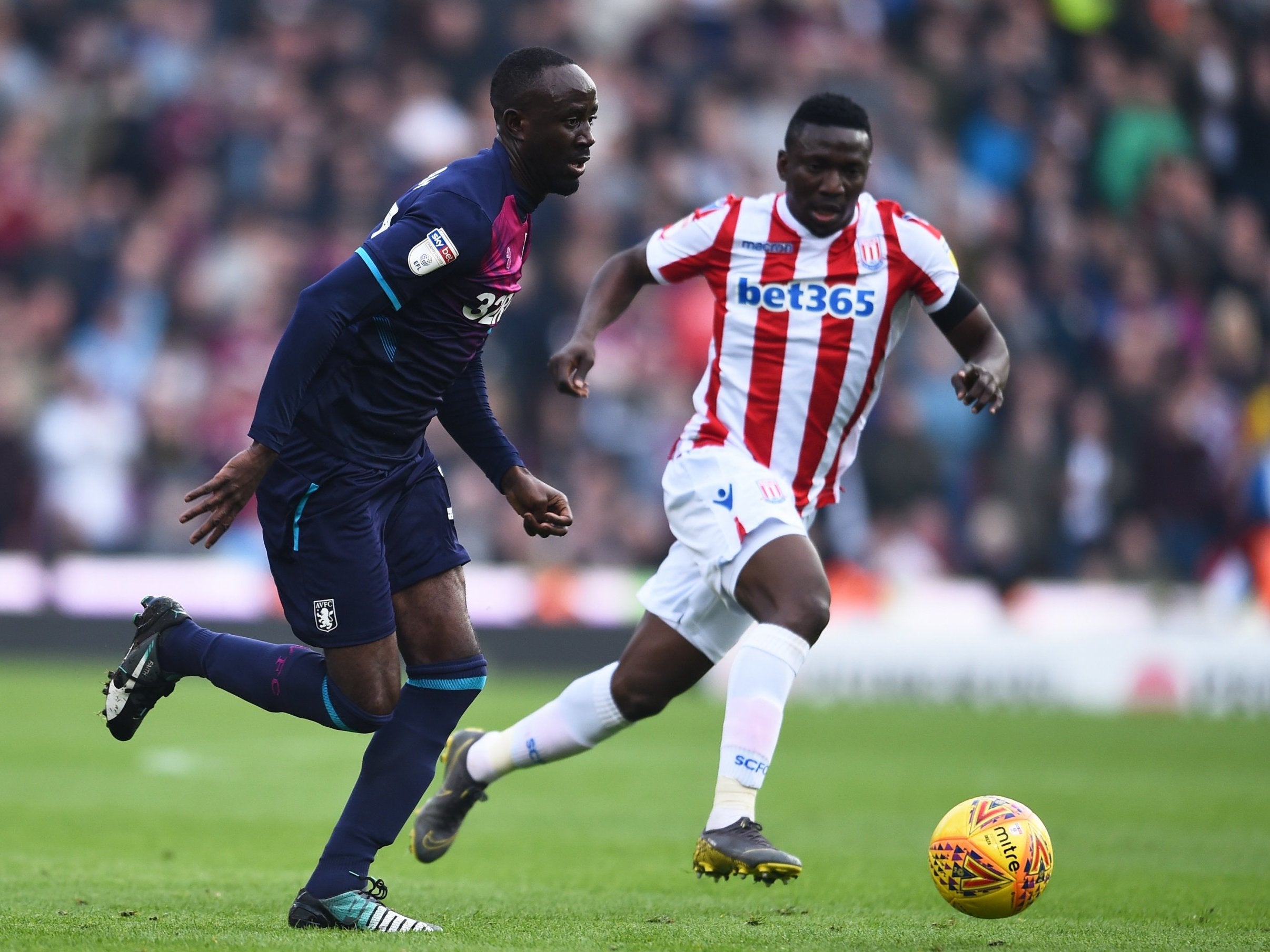 Albert Adomah's goal saw the spoils shared at the Bet365 Stadium