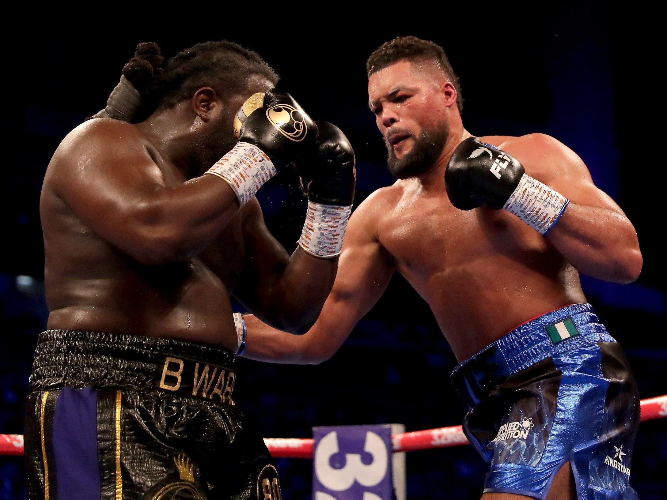 Joe Joyce in action against Berman Stiverne