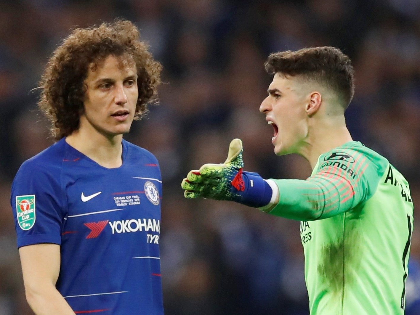 Kepa refused to be substituted during Chelsea's Carabao Cup final defeat