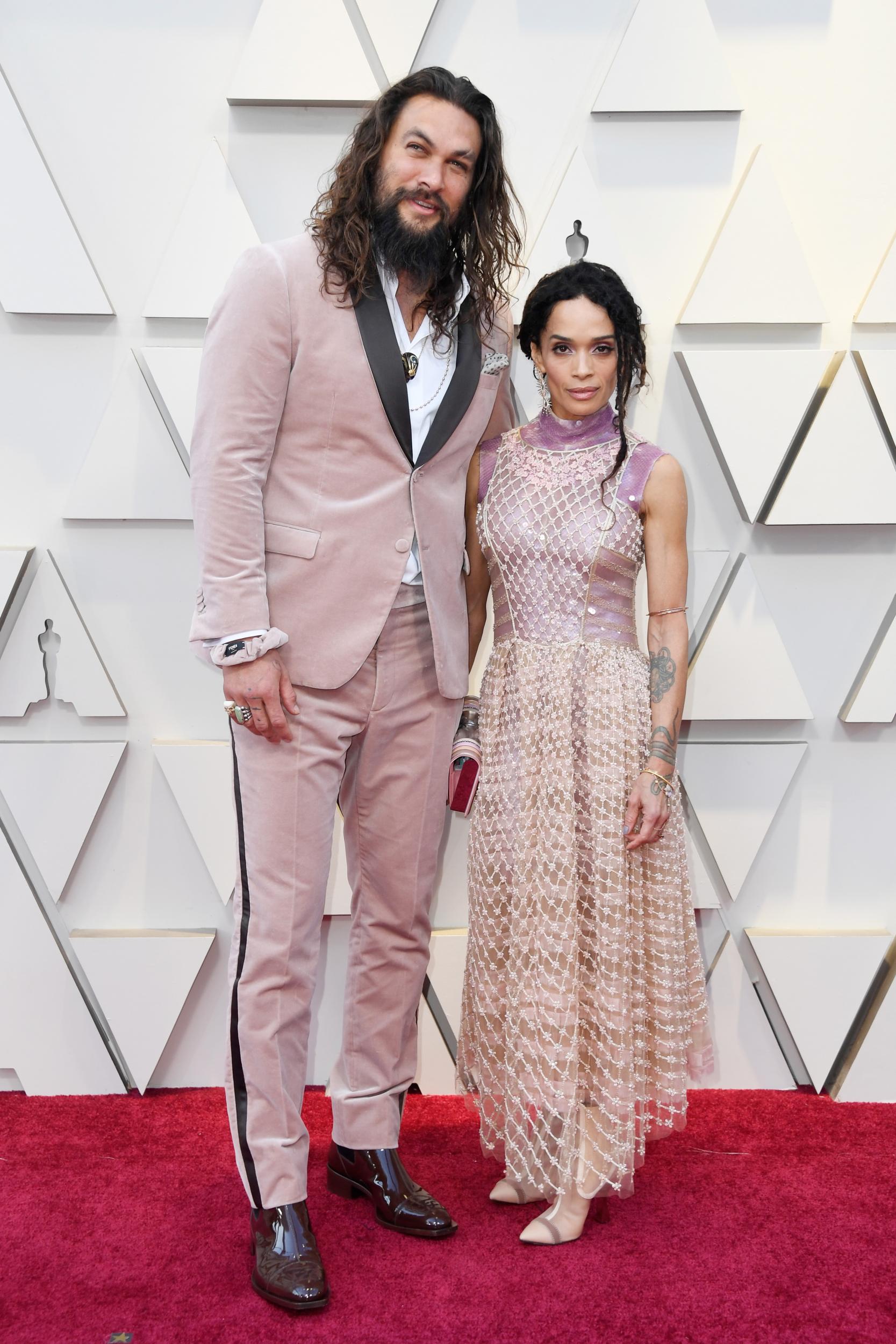 Lisa Bonet and Jason Momoa coordinated their looks on the red carpet