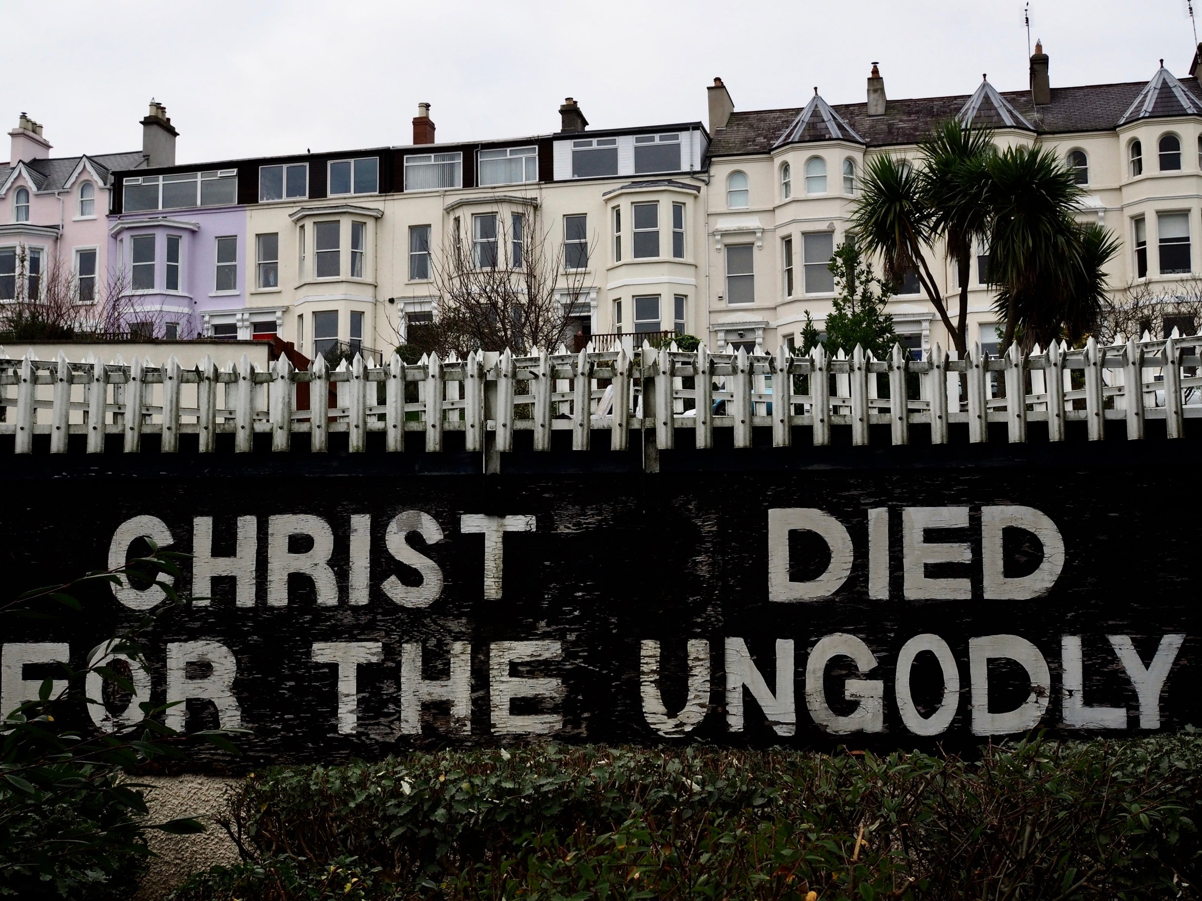 Moral judgement frames a residential view in Bangor