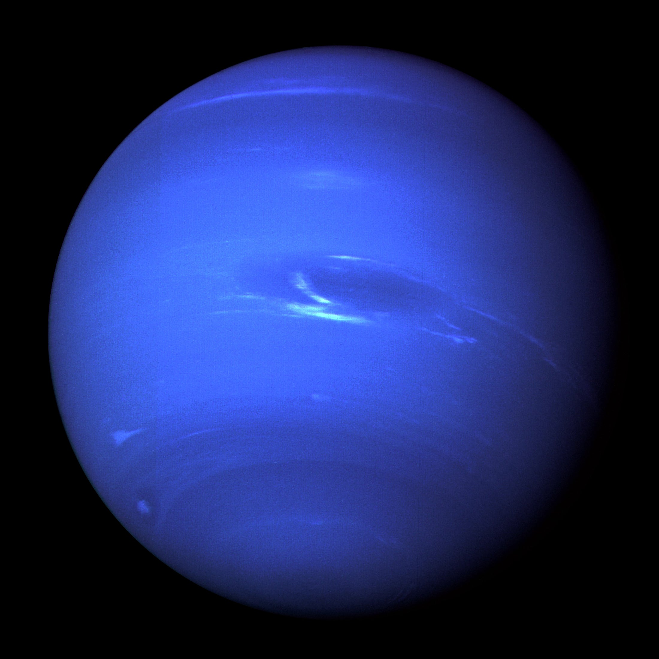 Neptune with its Great Dark Spot