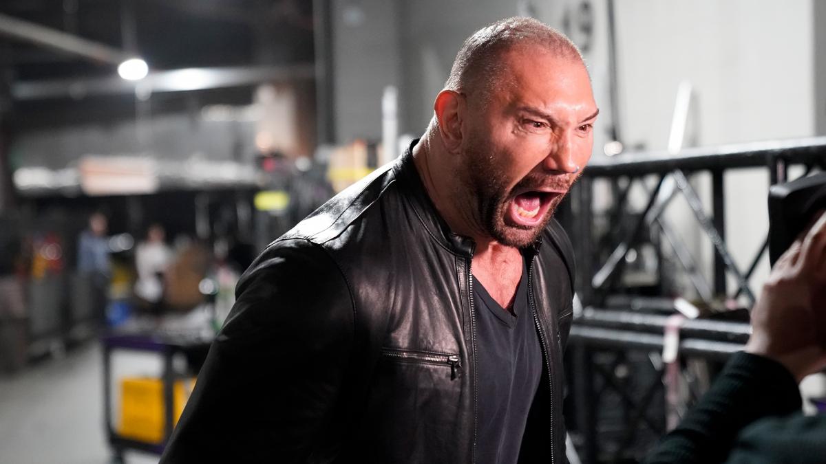 Batista returned to confront Triple H ahead of WrestleMania