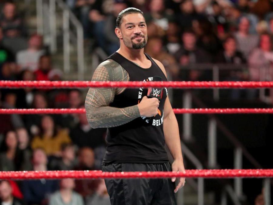 Reigns was visibly moved by the emotional moment