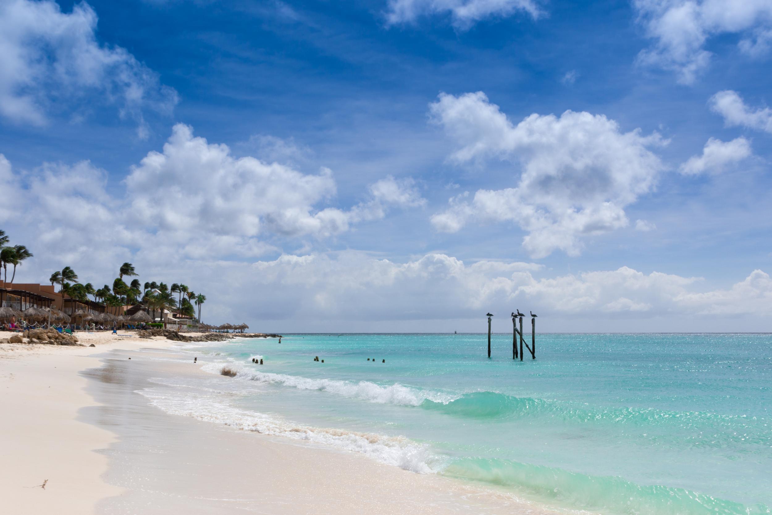 Distance selling: the Caribbean island of Aruba is popular with travellers from the Netherlands