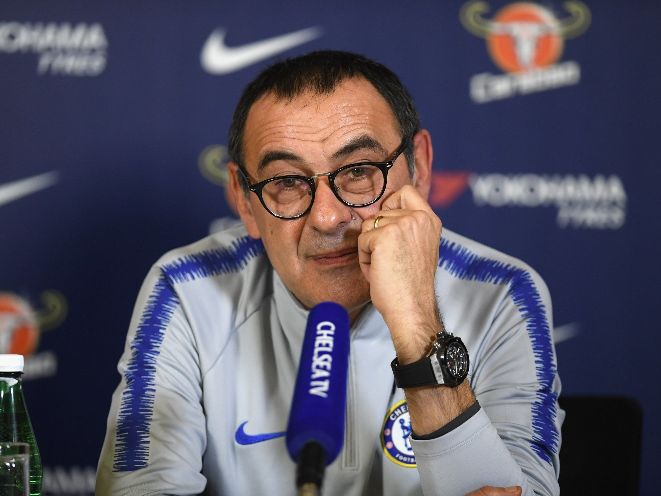 Sarri was speaking ahead of Chelsea’s fixture against Tottenham Wednesday