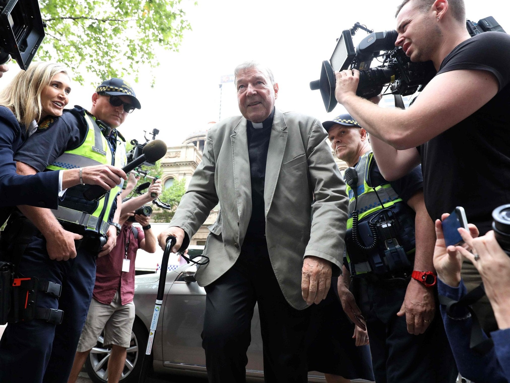 Cardinal George Pell faces up to 50 years in jail (AFP/Getty)