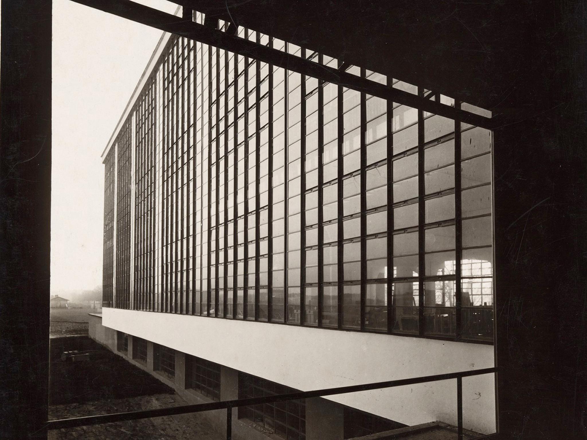 Bauhaus Building, Dessau,1926, by architect Walter Gropius