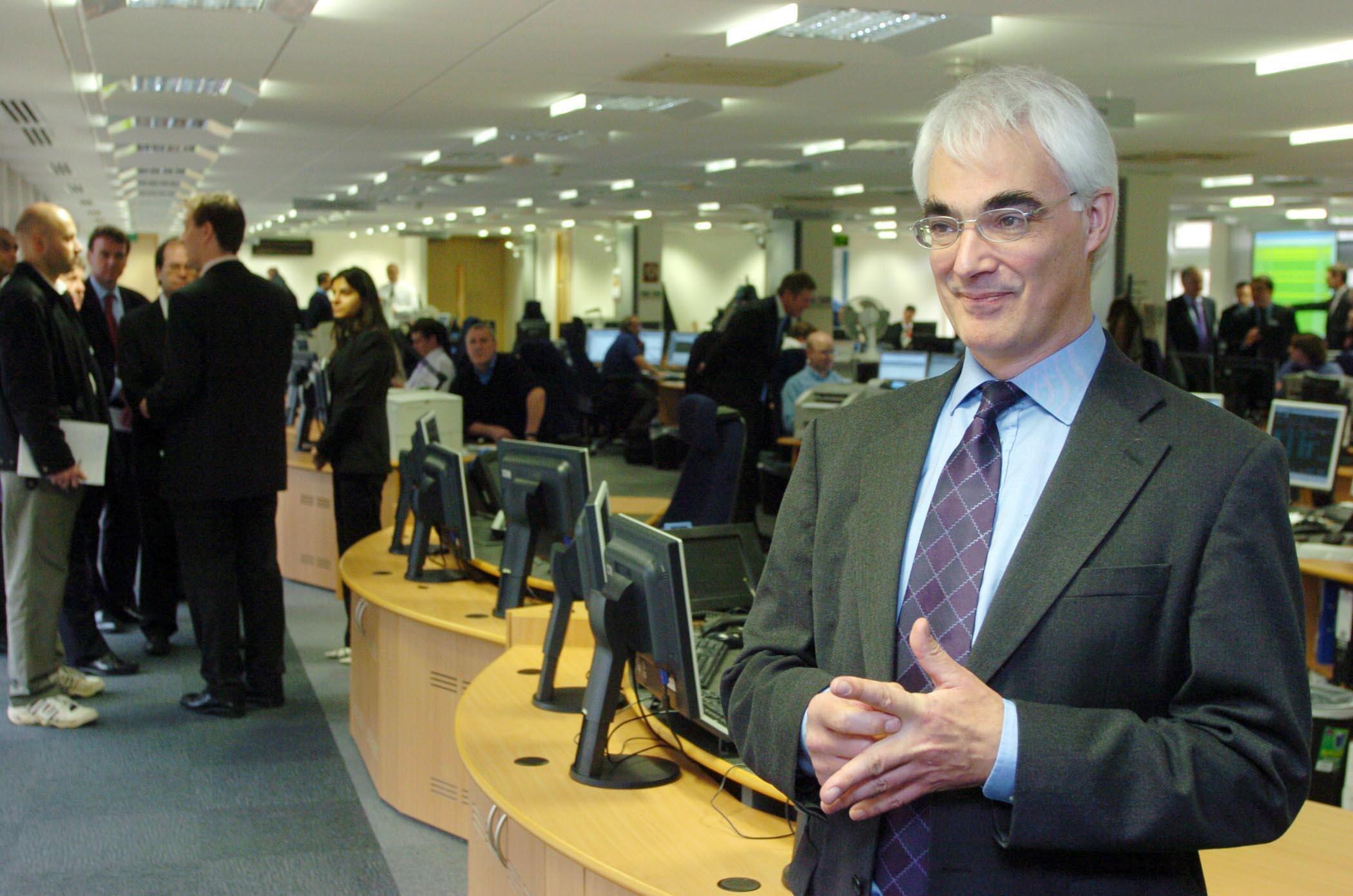 Alistair Darling in 2005 – he managed to hold the role of transport boss for four years