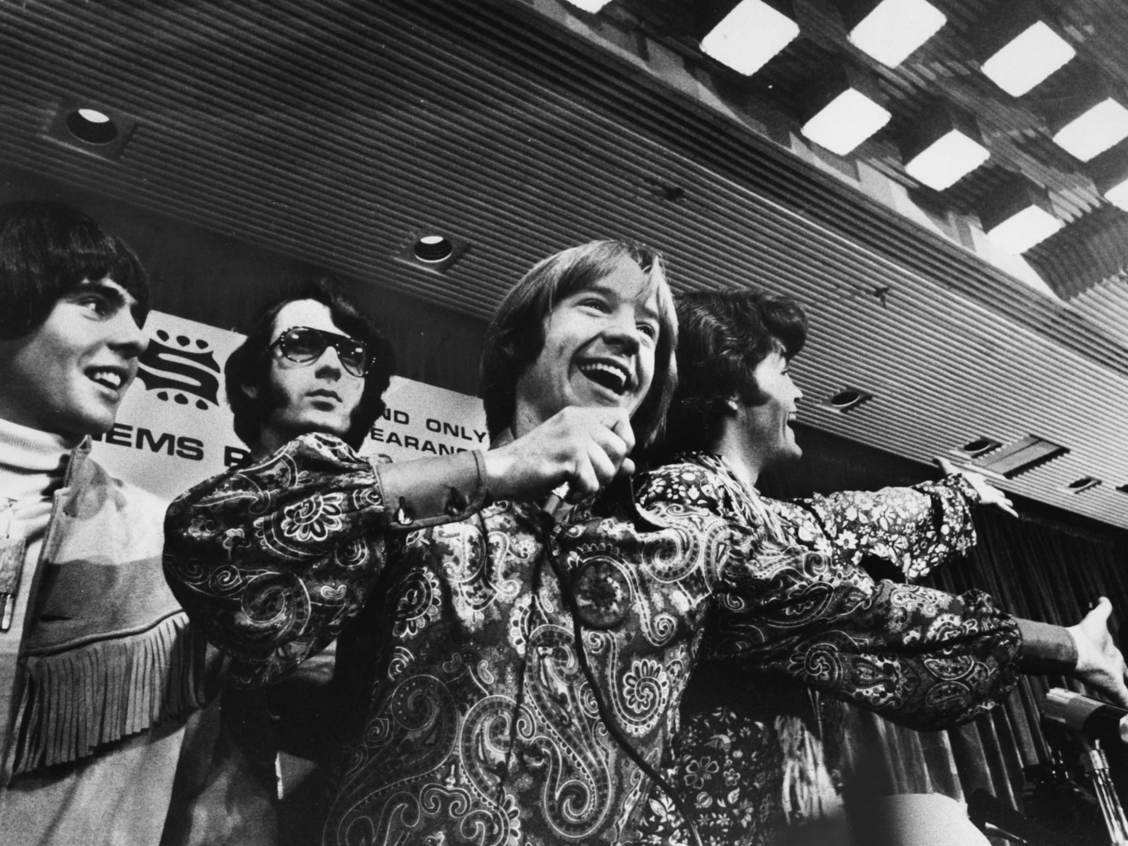 From left: Davy Jones, Mike Nesmith, Tork and Micky Dolenz in London in 1967