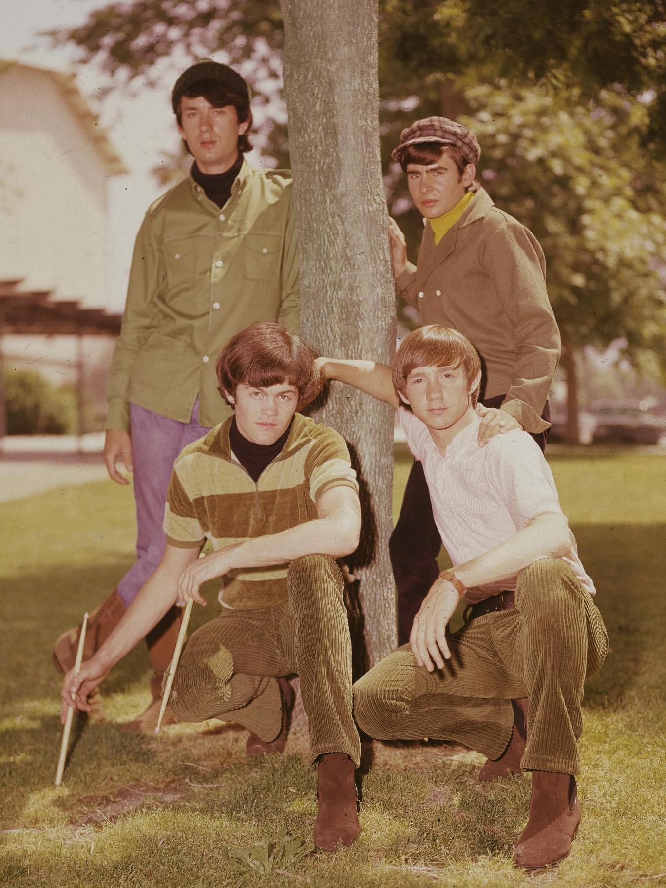 The Monkees, here in 1960, were slotted into zany TV parts (Getty)