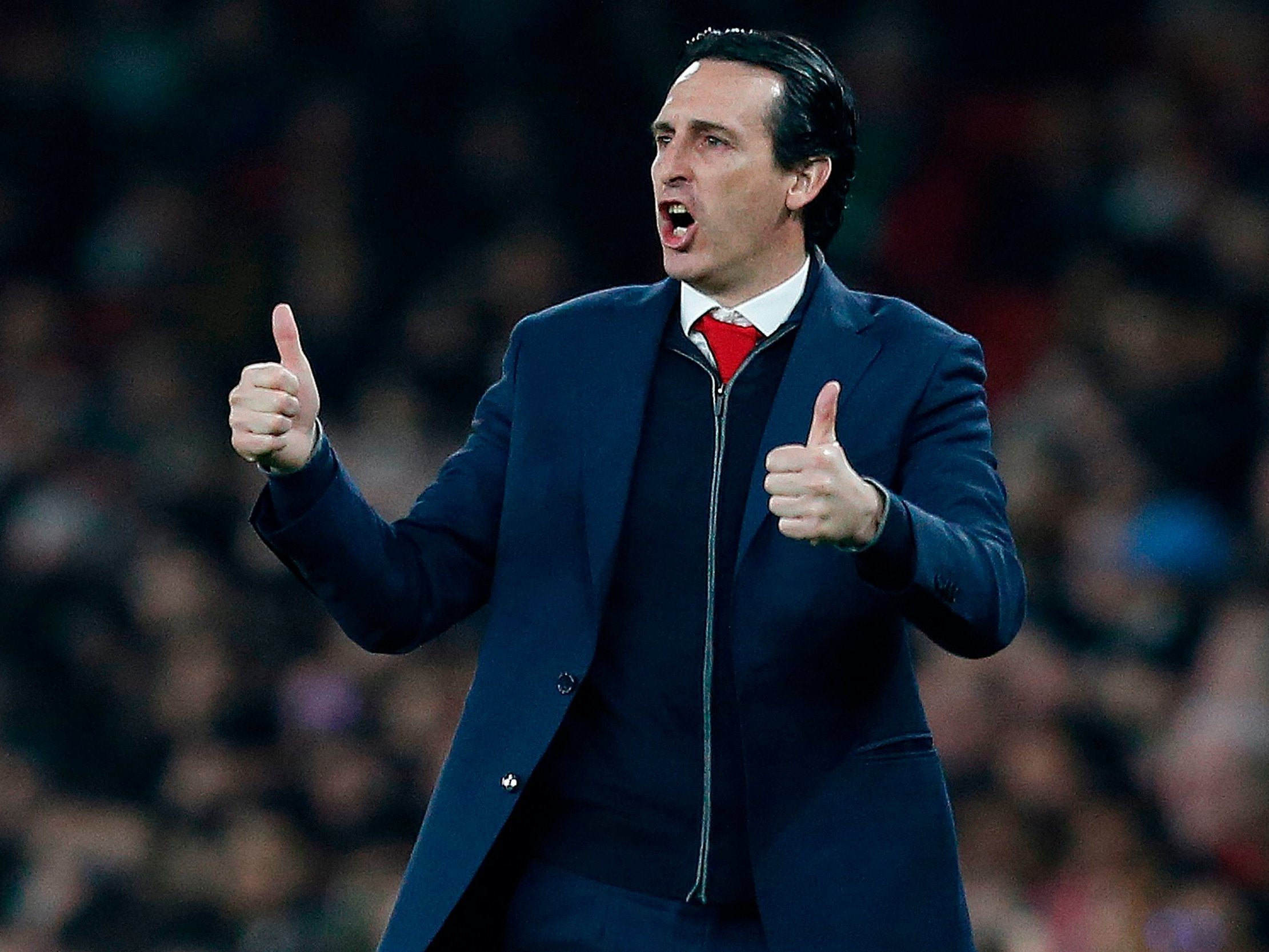 Unai Emery was delighted with Arsenal performance