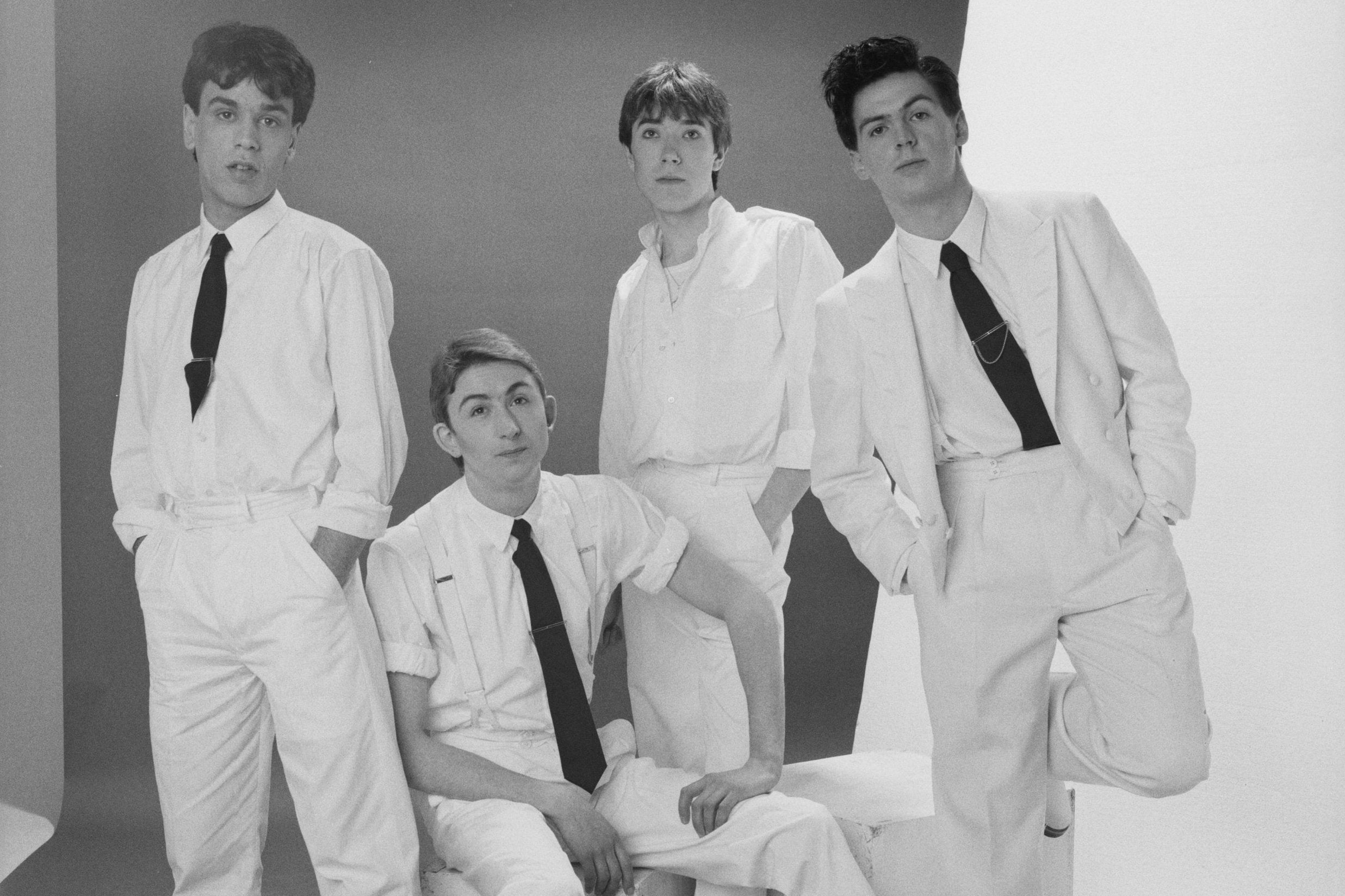 Talk Talk in 1982 (from left): Simon Brenner, Hollis, Lee Harris and Paul Webb