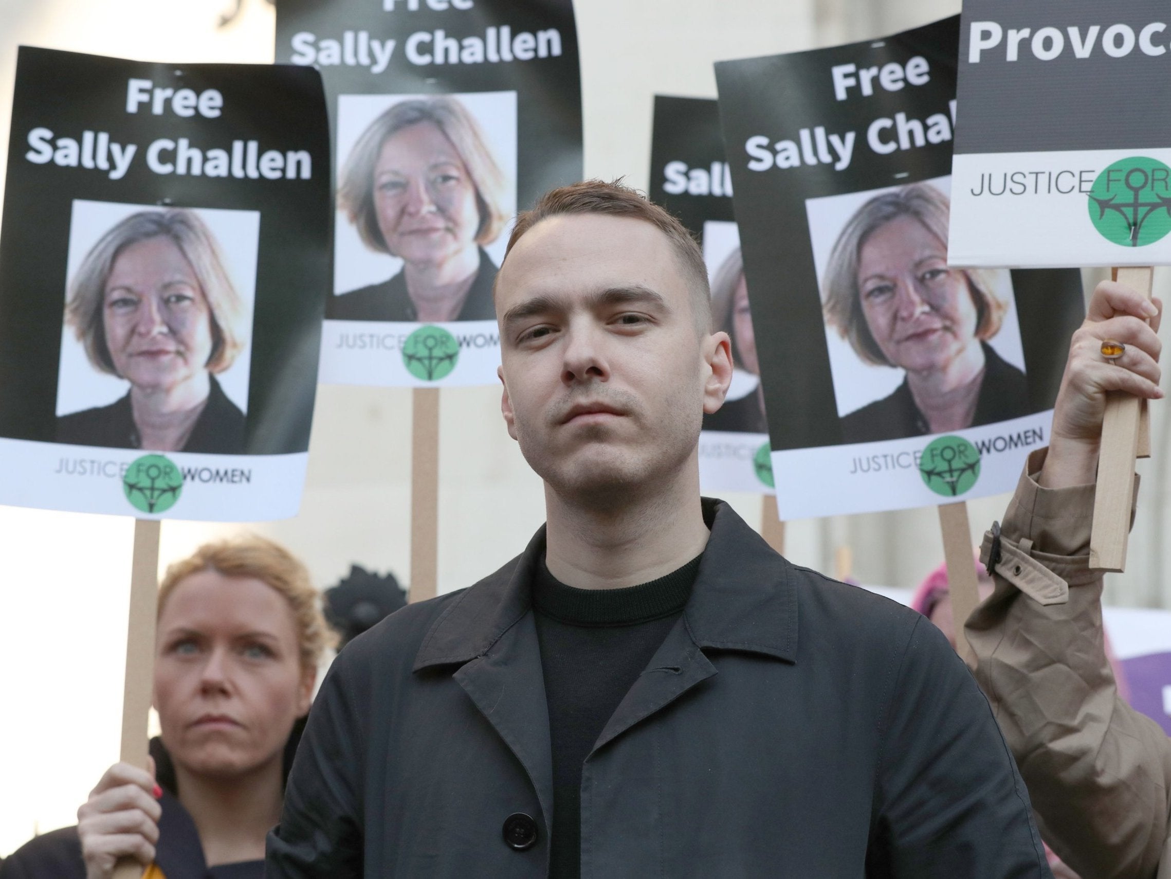 David Challen outside the Royal Courts of Justice in London