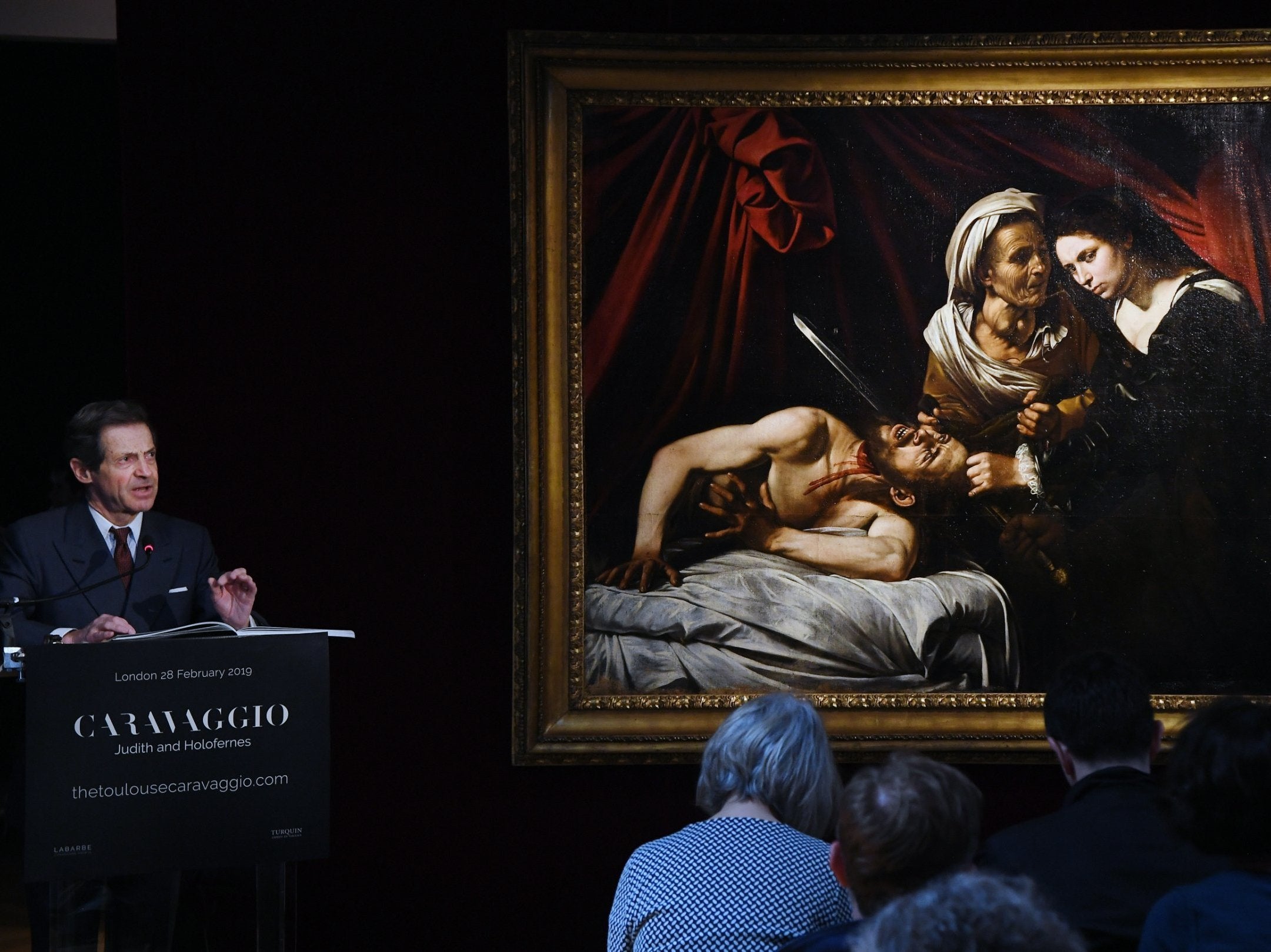 Auctioneer Marc Labarbe explains how ‘Judith and Holofernes’ was found in a Toulouse attic