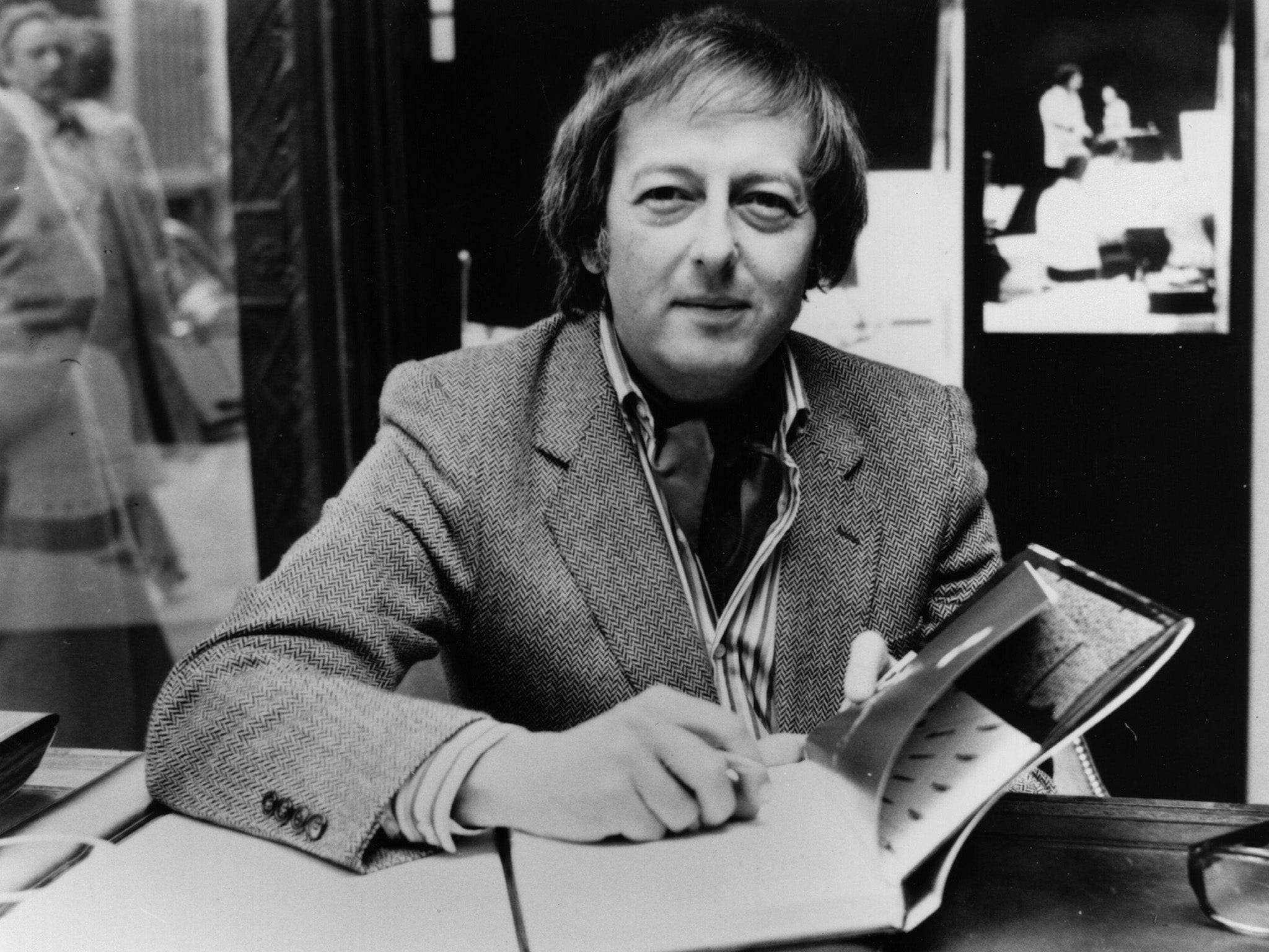 Previn at a London book-signing in 1979