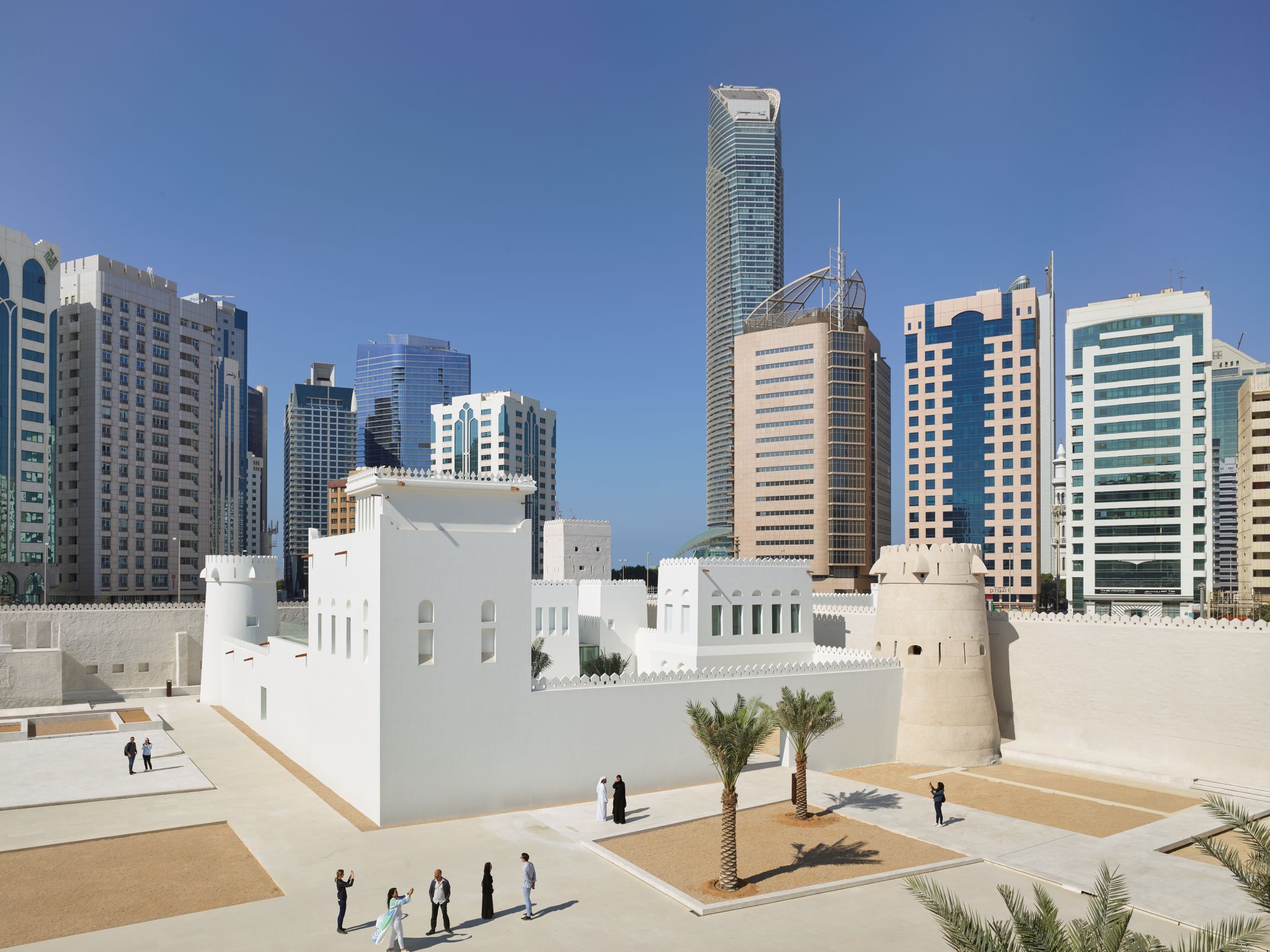 View across the Qasr Al Hosn courtyard