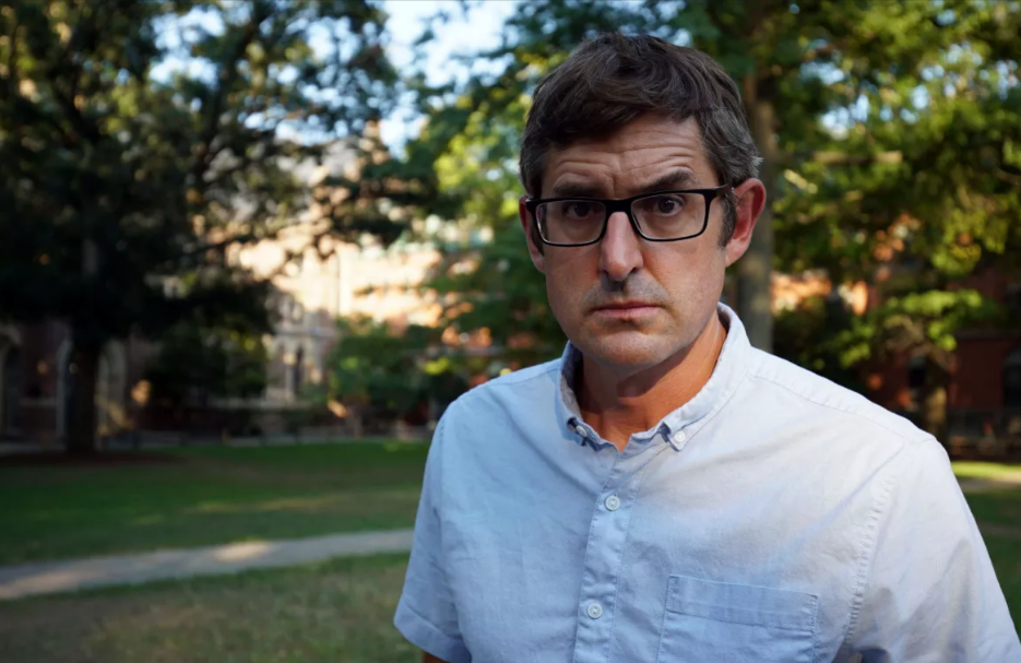 Louis Theroux filming ‘The Night in Question’